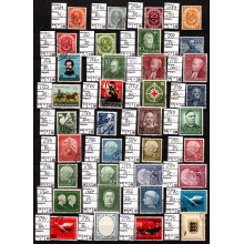 Vesttyskland mm. - Lot med fem blancher med mange forskellige mærker - Frimærker - Høj katalogværdi.